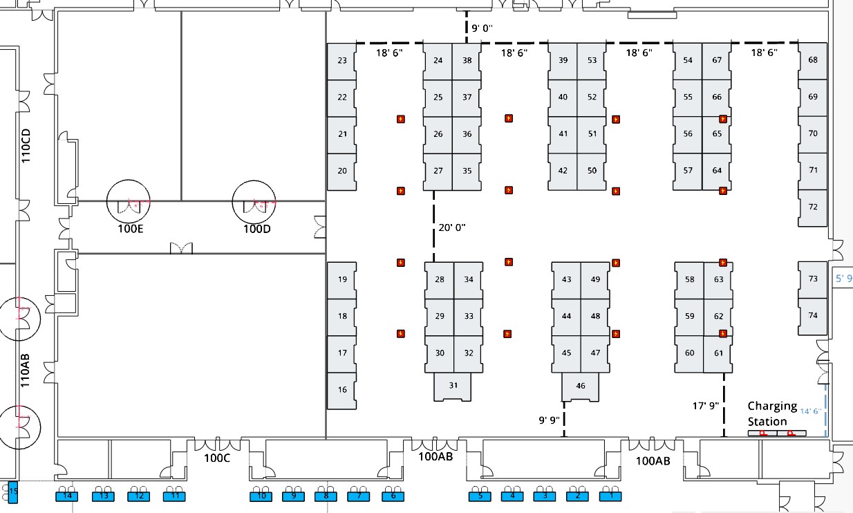 Boise Centre Exhibitor map